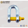 D grilhão/Heavy Duty D Shackle para levantamento